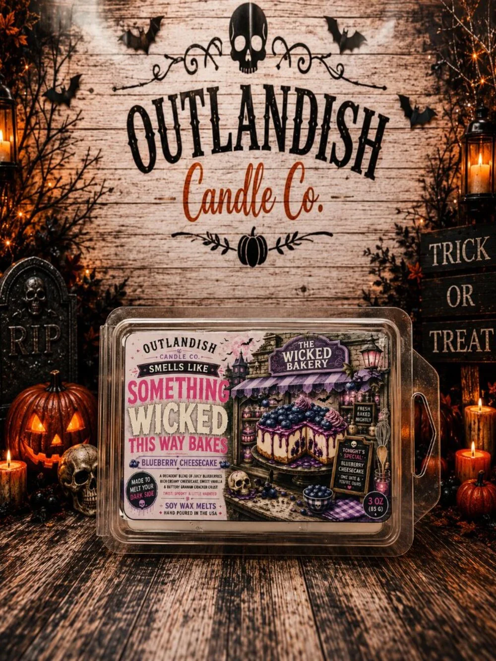 Something Wicked This Way Bakes Wax Melts | Blueberry Cheesecake Scent